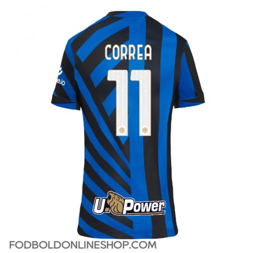 Inter Milan Joaquin Correa #11 Hjemmebanetrøje Dame 2024-25 Kortærmet